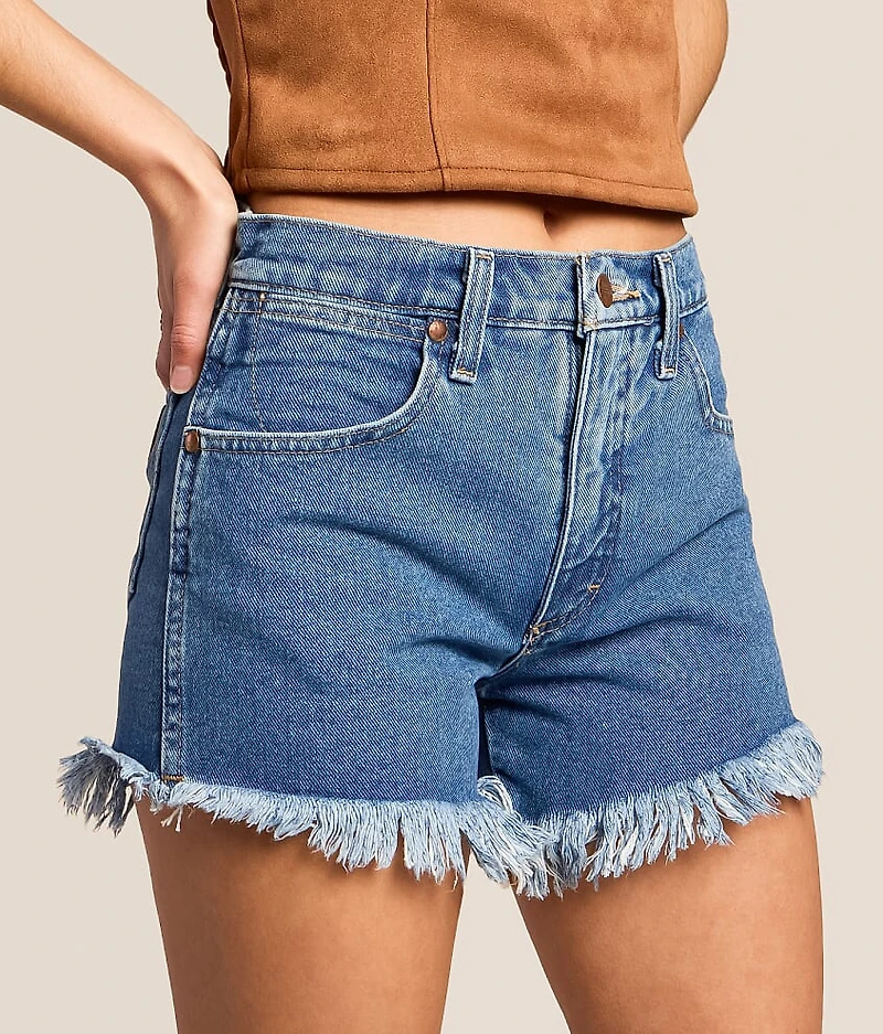 Reworked Cut-Off Denim Short