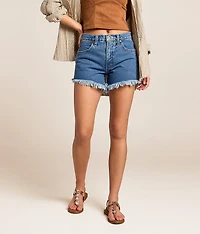 Reworked Cut-Off Denim Short