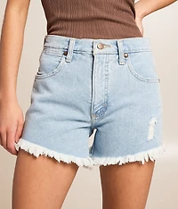 Reworked Cut-Off Denim Short