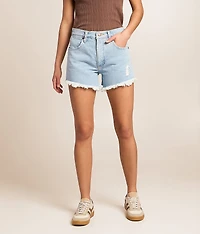 Reworked Cut-Off Denim Short