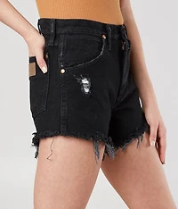 Reworked Cut-Off Denim Short