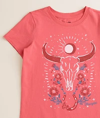 Girls - Steer Head Sunshine T-Shirt