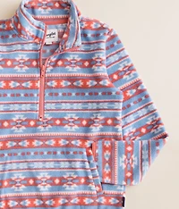 Girls - Quarter Zip Sherpa Pullover