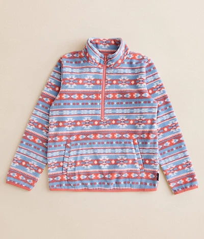 Girls - Quarter Zip Sherpa Pullover