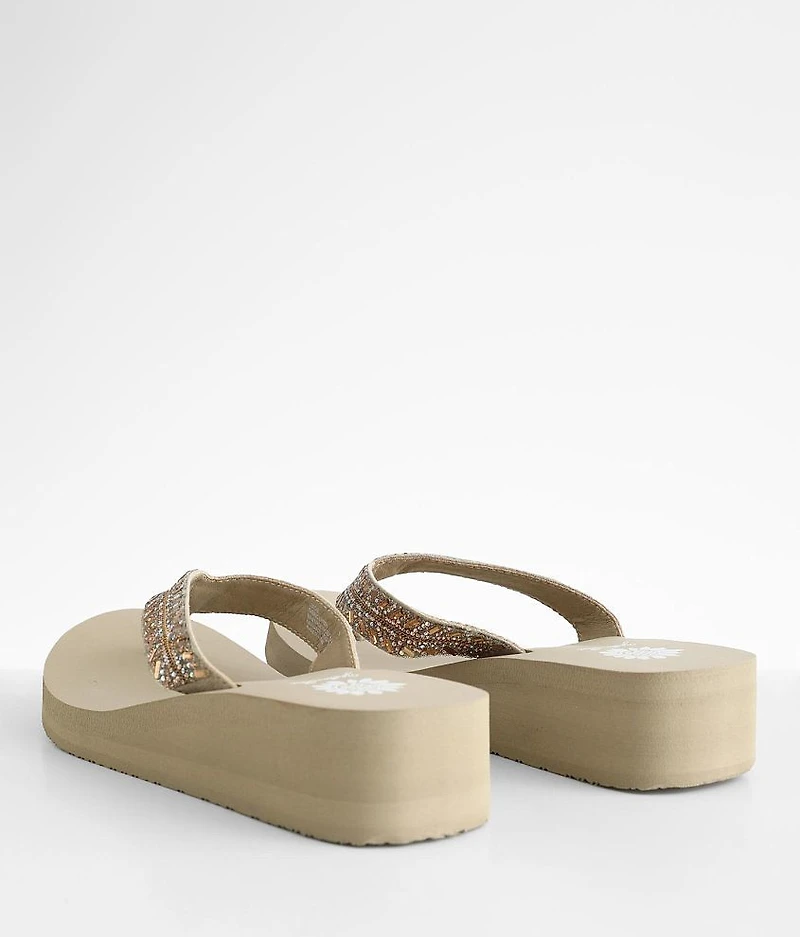 Lessie Glitz Wedge Flip