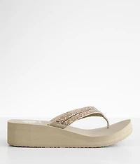 Lessie Glitz Wedge Flip