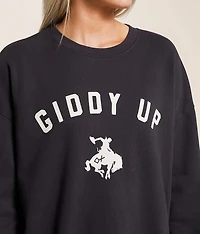 Giddy Up Sunday Oversized Pullover