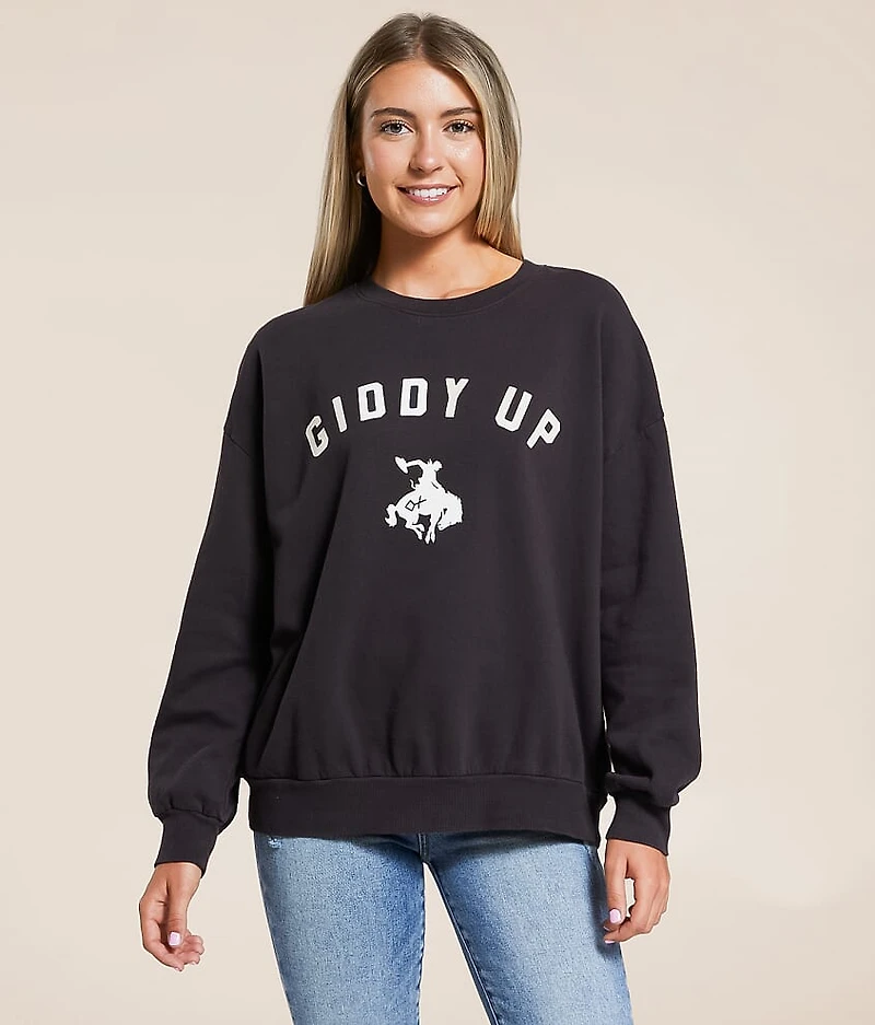 Giddy Up Sunday Oversized Pullover