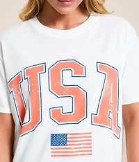 USA Flag Boyfriend T-Shirt