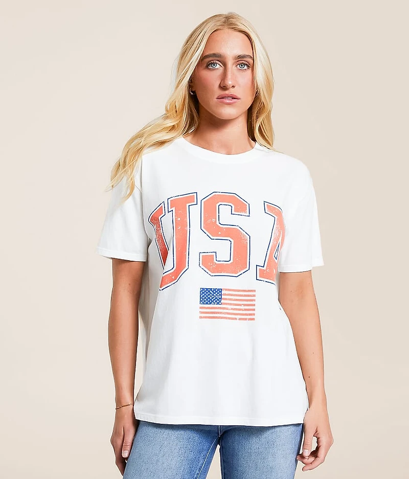 USA Flag Boyfriend T-Shirt