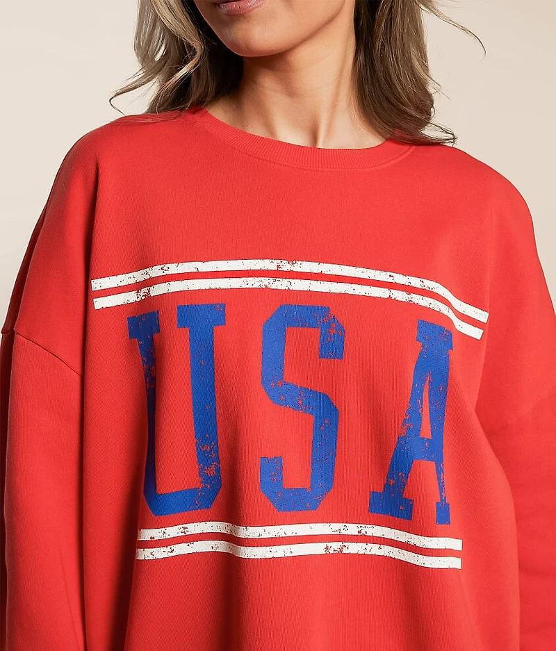 USA Oversized Pullover