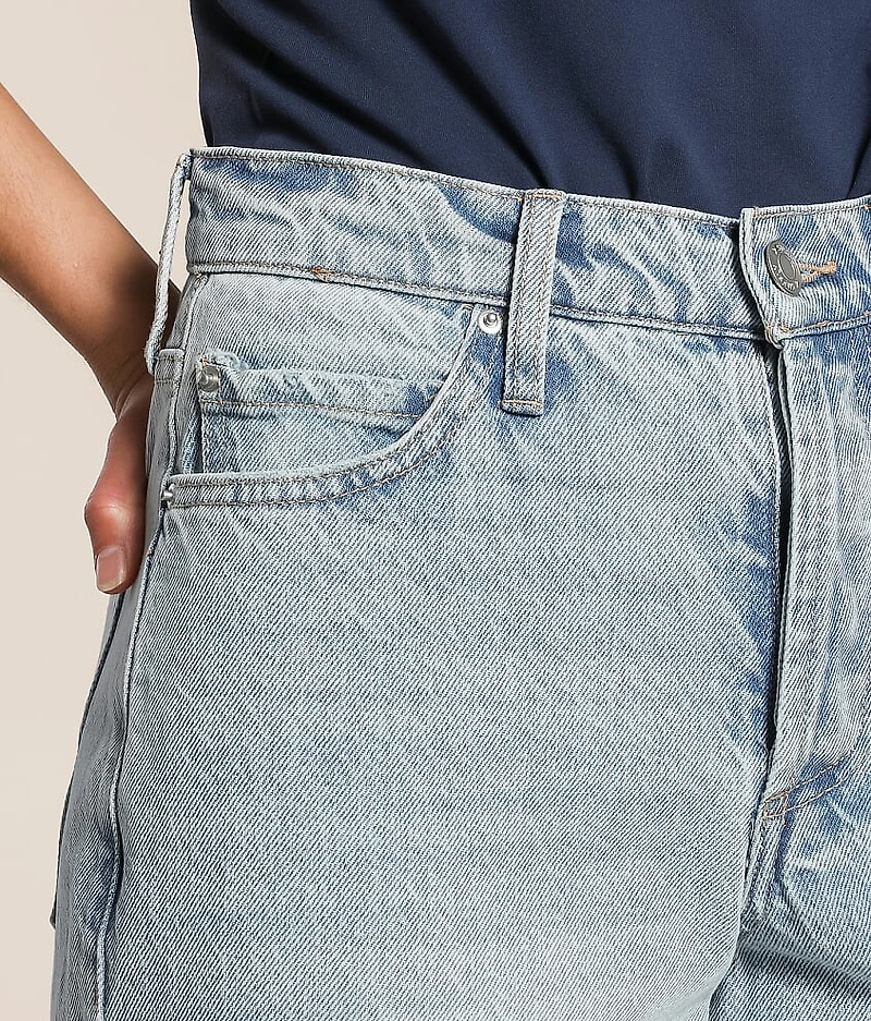Lou Wide Leg Cuffed Jean