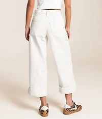 Lou Wide Leg Cuffed Jean