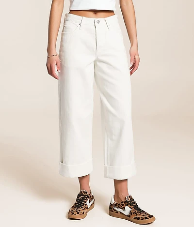 Lou Wide Leg Cuffed Jean