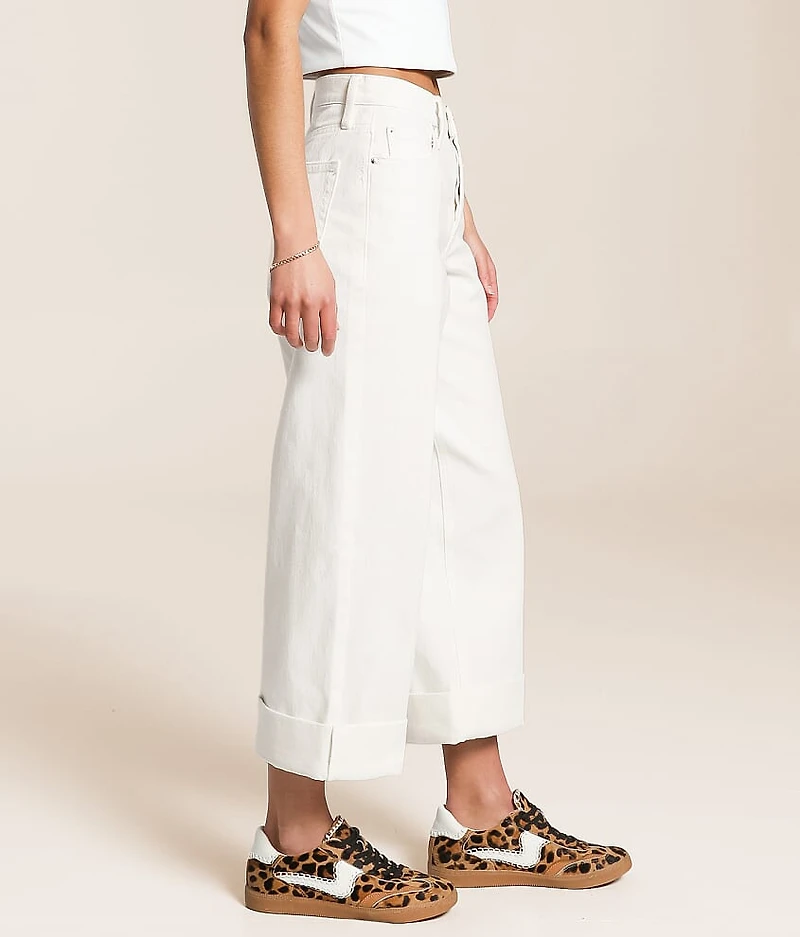 Lou Wide Leg Cuffed Jean