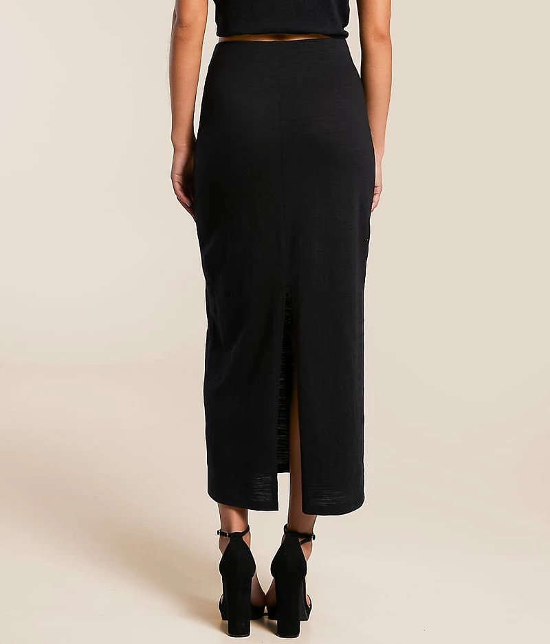 Gail Textured Midi Skirt