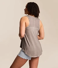 Wide Scoop Neck Tank Top