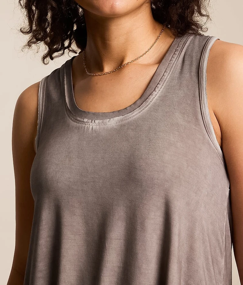 Wide Scoop Neck Tank Top