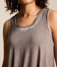 Wide Scoop Neck Tank Top