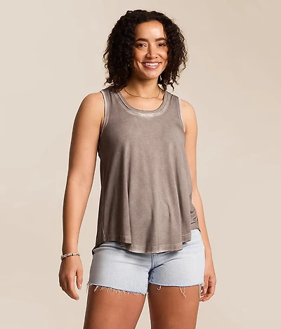 Wide Scoop Neck Tank Top