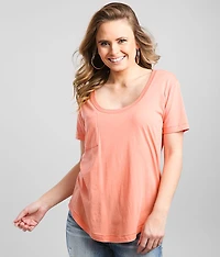 Scoop Neck Pocket T-Shirt