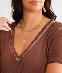 Washed V-Neck T-Shirt