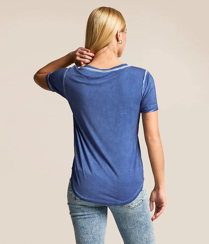 Washed V-Neck T-Shirt