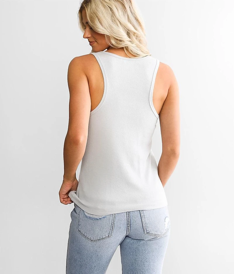 Rose Henley Tank Top