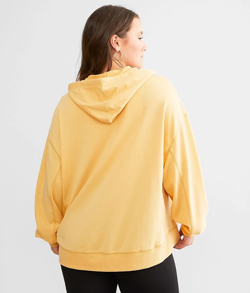 Janelle Hooded Henley Pullover