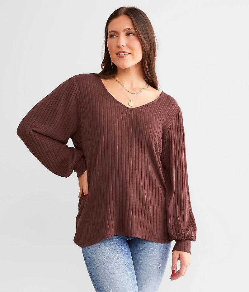 Joan Brushed Top