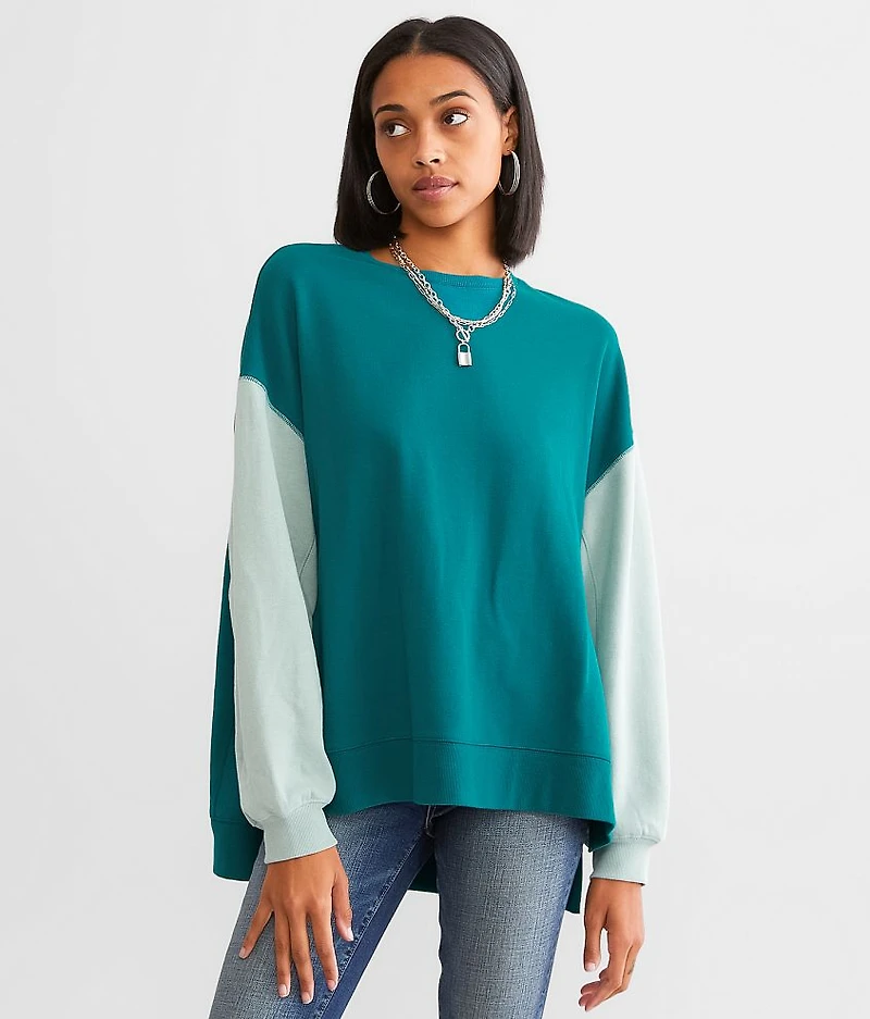 Nadene Color Block Pullover