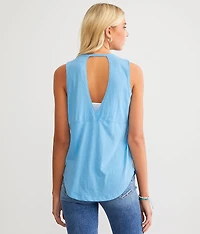 Glenda Open Back Tank Top