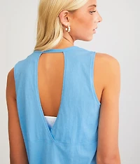 Glenda Open Back Tank Top