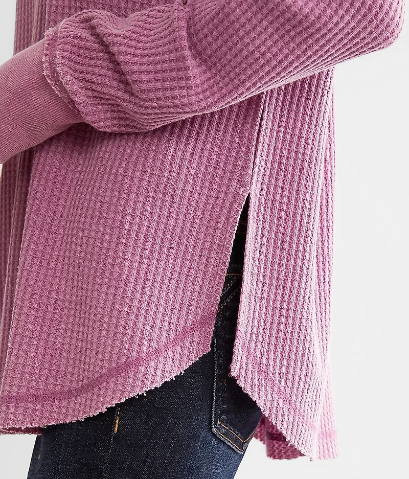 Shelly Waffle Knit Thermal Top