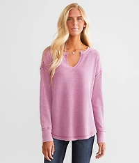 Shelly Waffle Knit Thermal Top