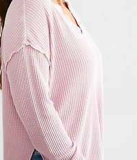 Shelly Waffle Knit Thermal Top