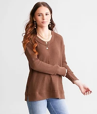 Charlie Waffle Knit Thermal Top