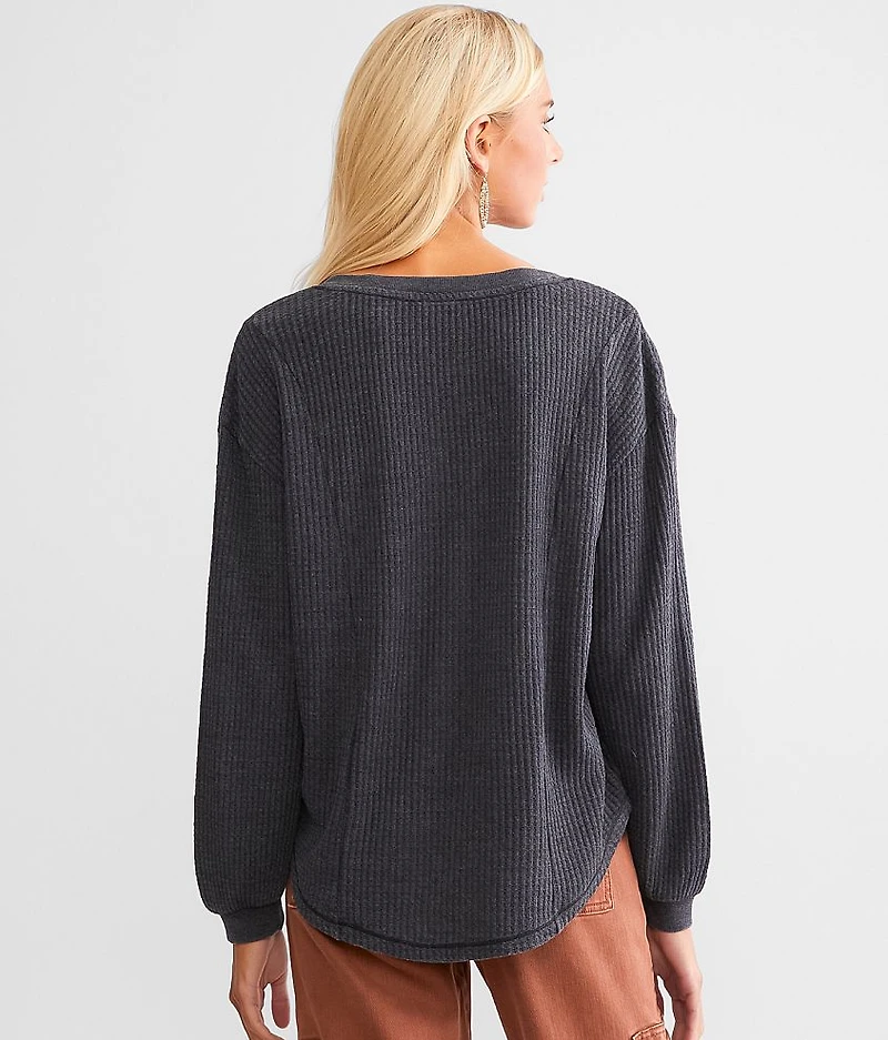 Audrey Waffle Knit Top