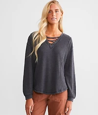 Audrey Waffle Knit Top