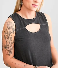 Betti Cut-Out Tank Top