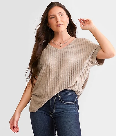 Take It Easy Ribbed Top