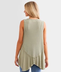 Harlow Waffle Knit Tank Top