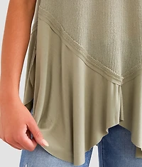 Harlow Waffle Knit Tank Top