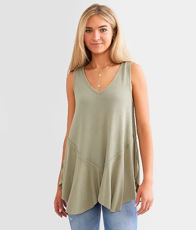 Harlow Waffle Knit Tank Top