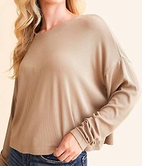Active Clarie Ribbed Knit Top