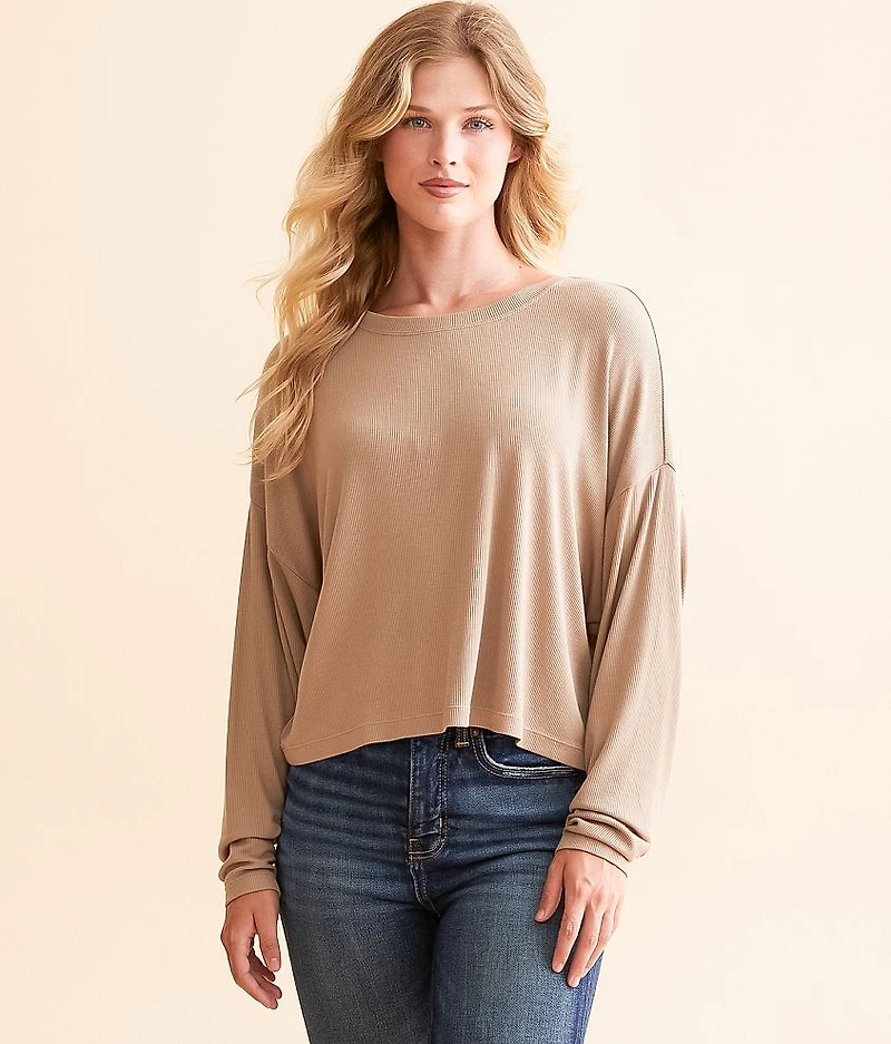 Active Clarie Ribbed Knit Top