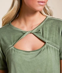 Ruby Twisted Front Top