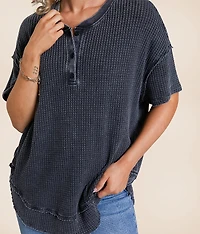 Lucy Waffle Henley