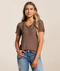 Clare Lace-Up Top