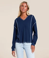 Elliot Waffle Knit Top